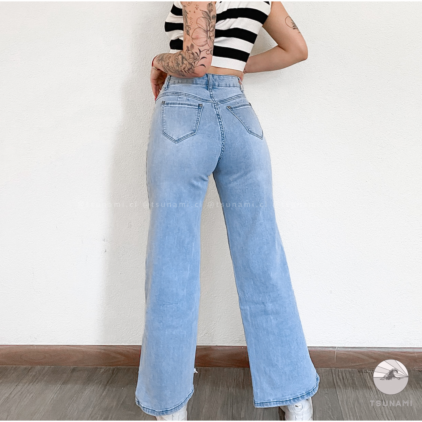 Wide leg con abertura