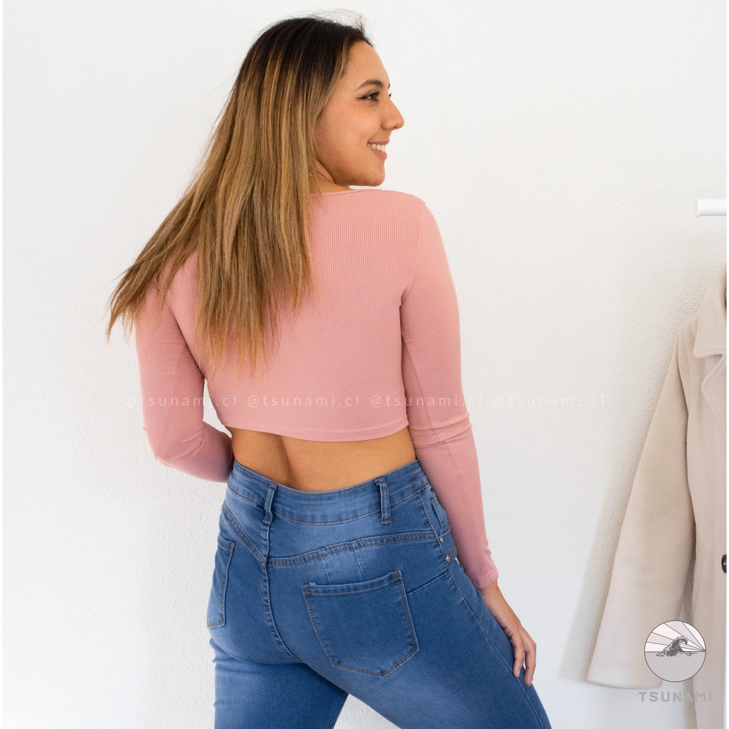 Top bustier con broches