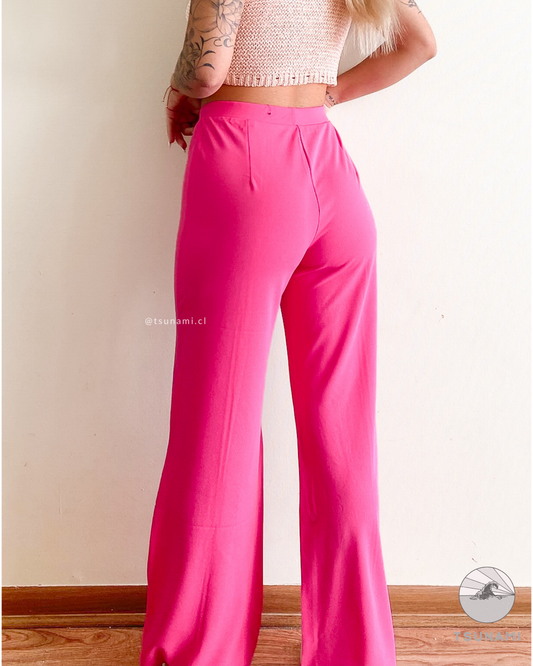 Pantalón sastrero pretina elástica