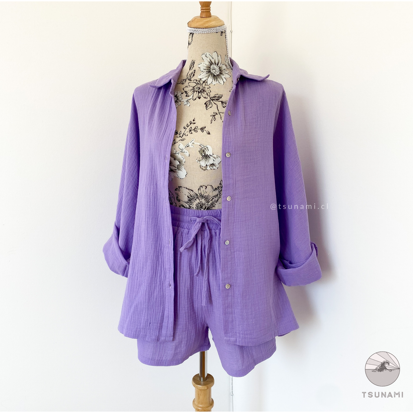 Conjunto camisa y short