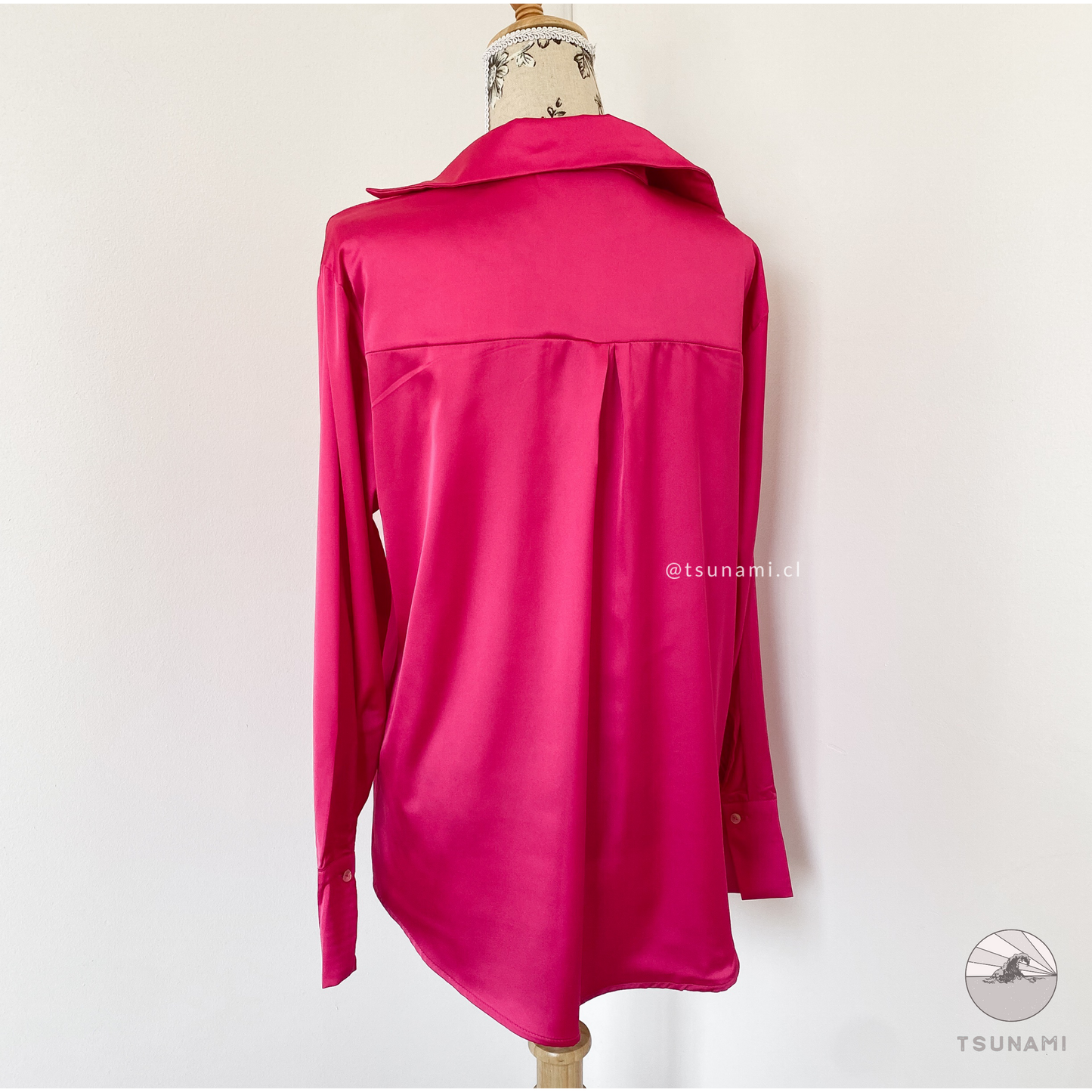 Camisa satinada