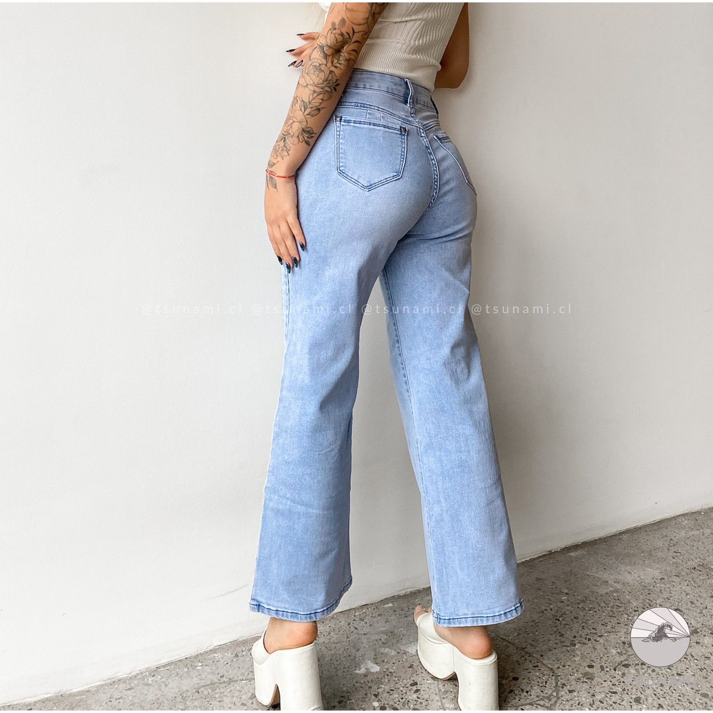 Wide leg con abertura