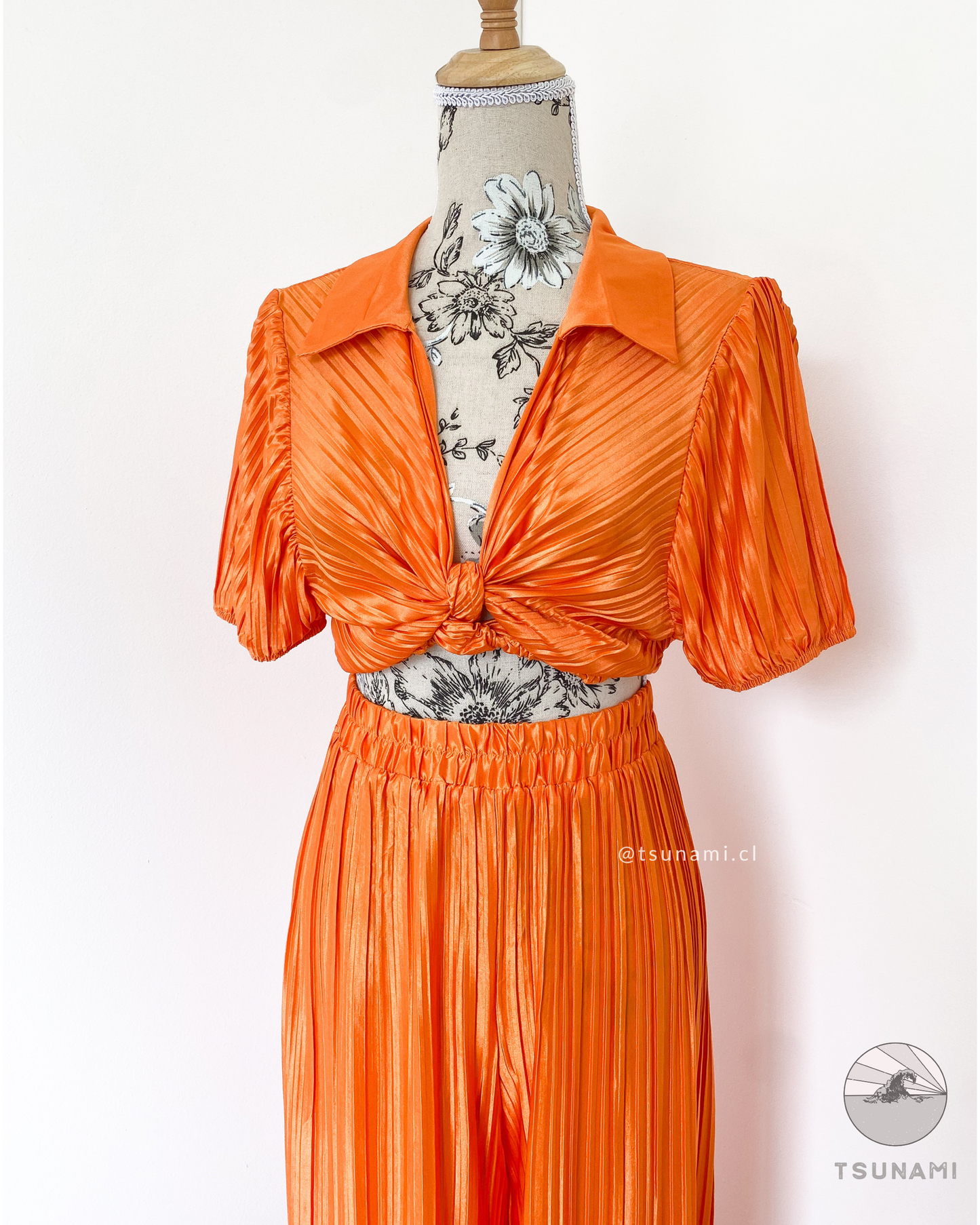 Conjunto plisado