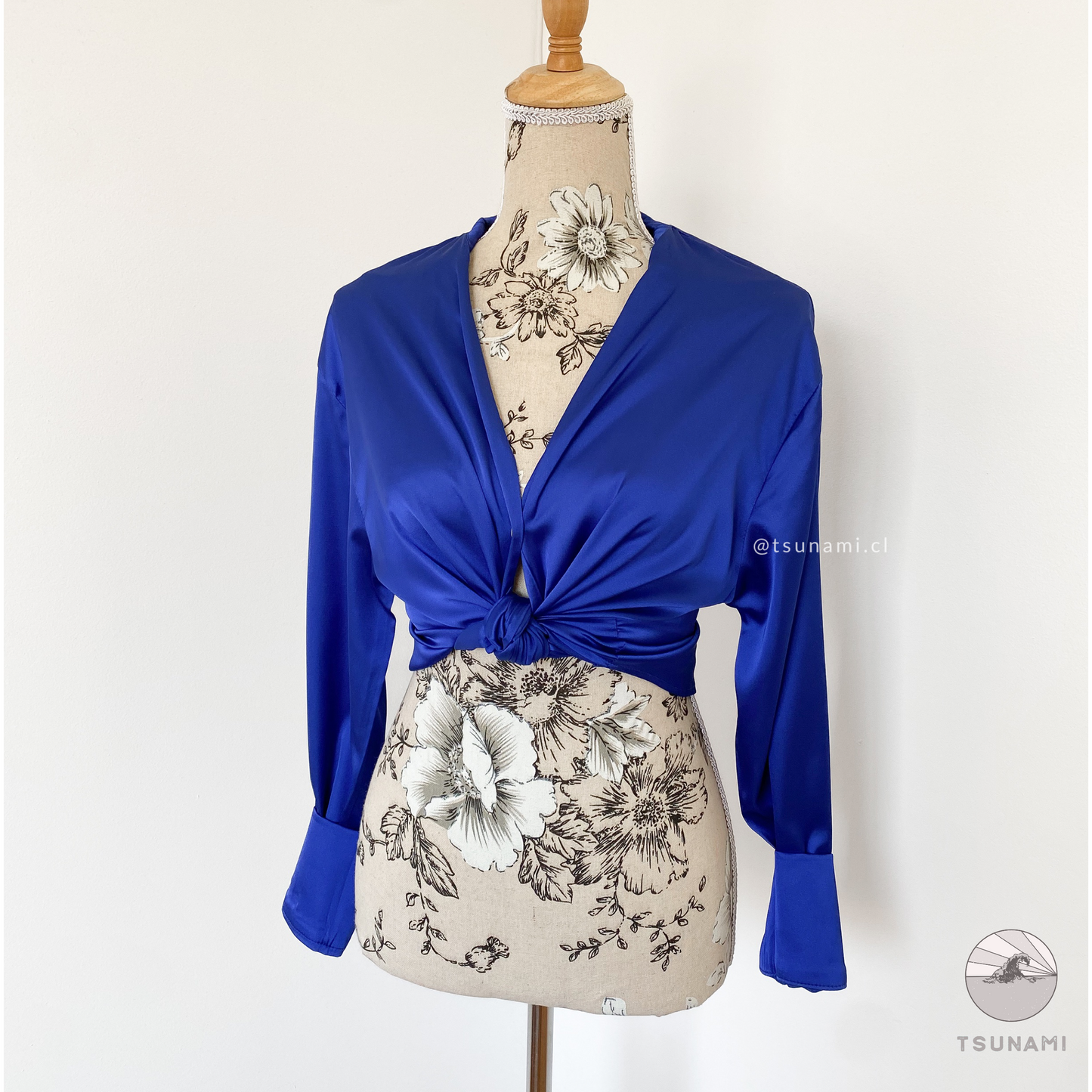 Camisa satinada