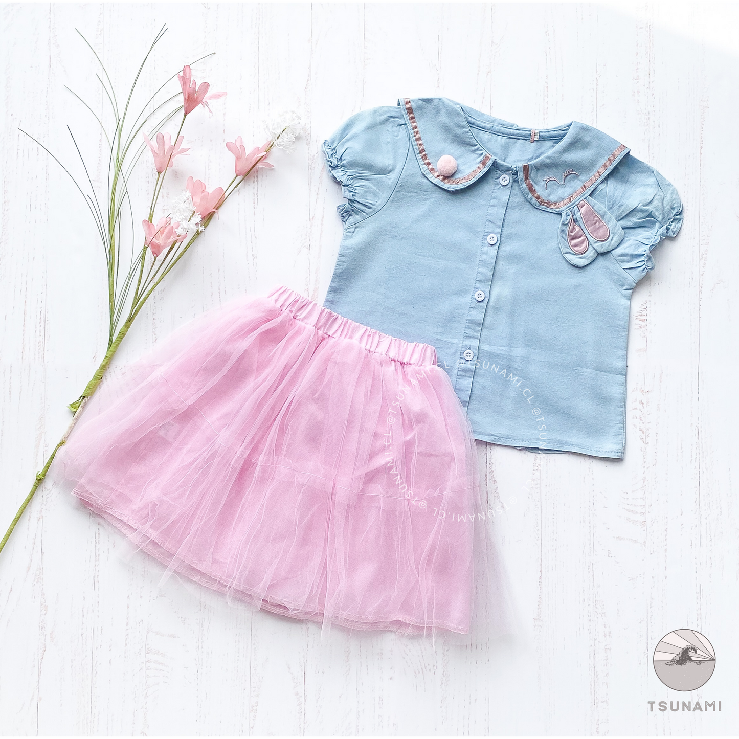 Conjunto blusa y tutú