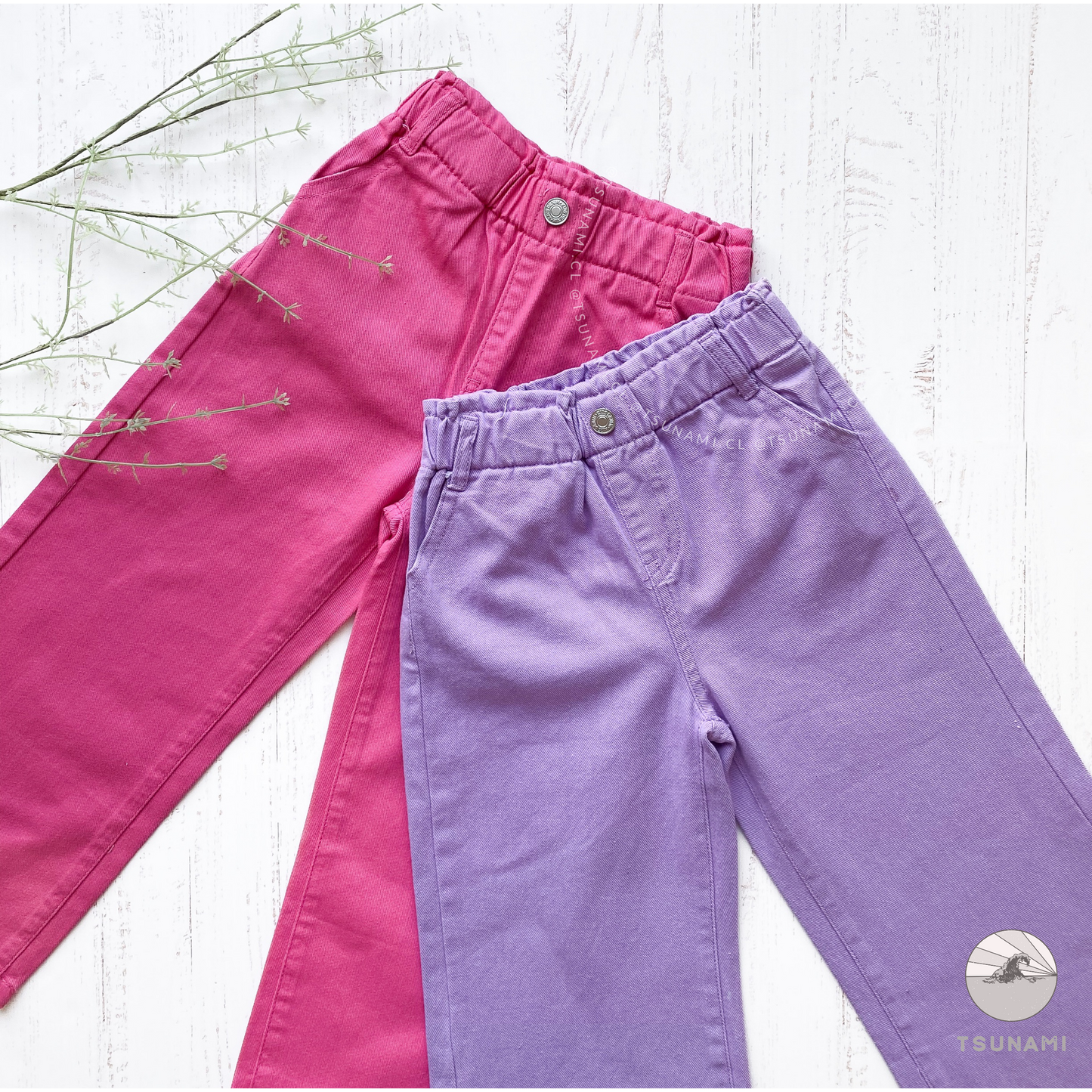 Pantalón wide leg colores