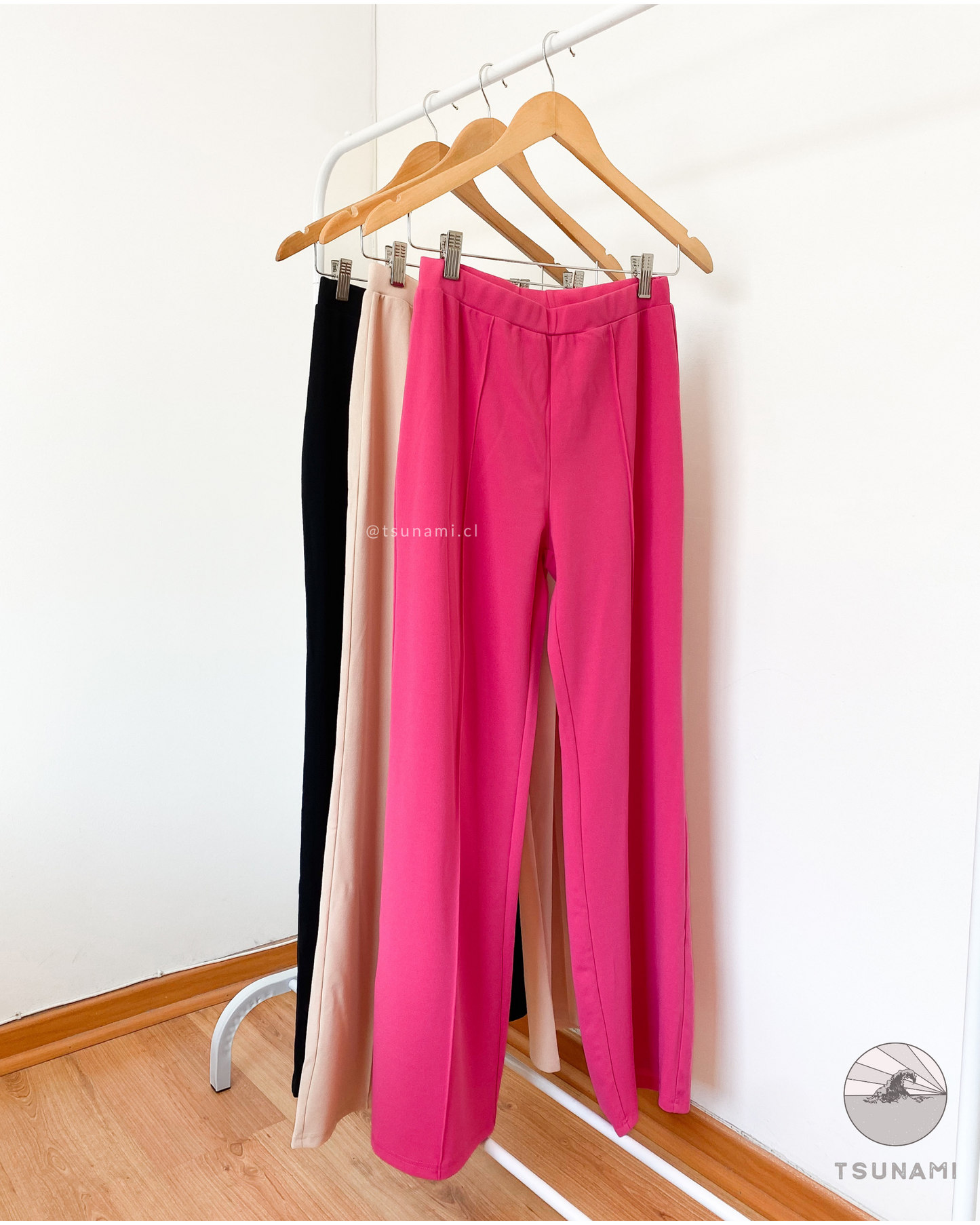 Pantalón sastrero pretina elástica