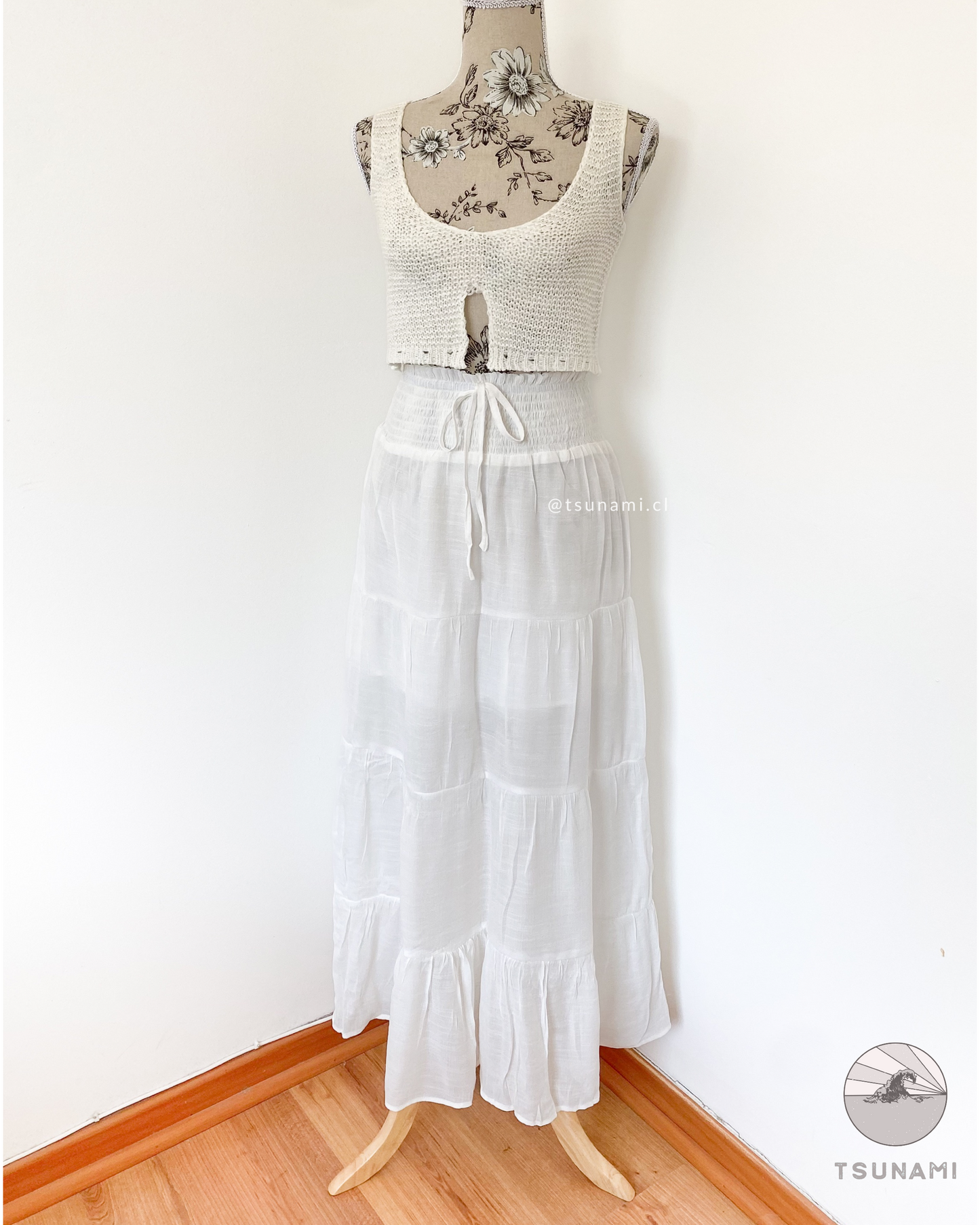 Maxi falda fluida