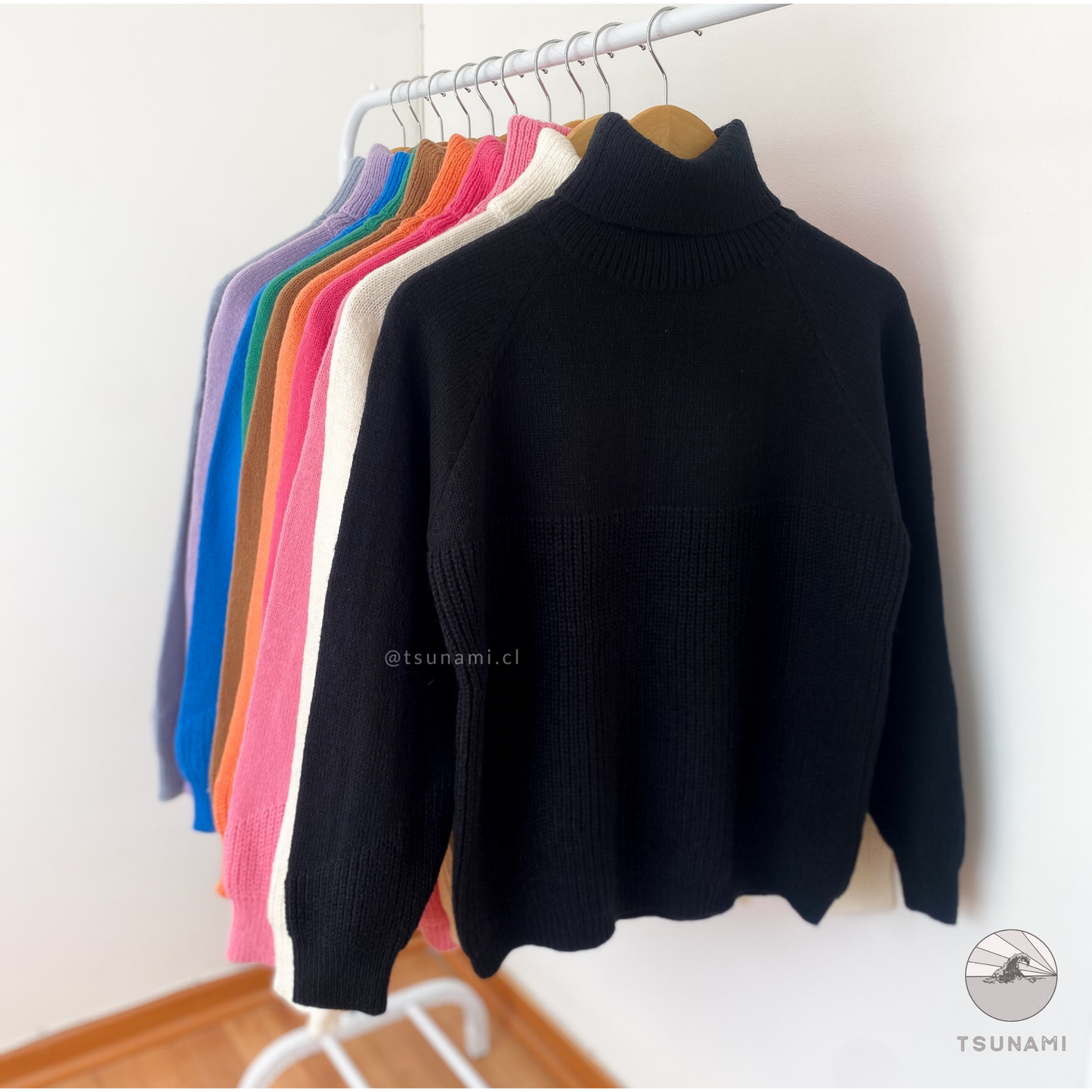 Suéter cuello alto
