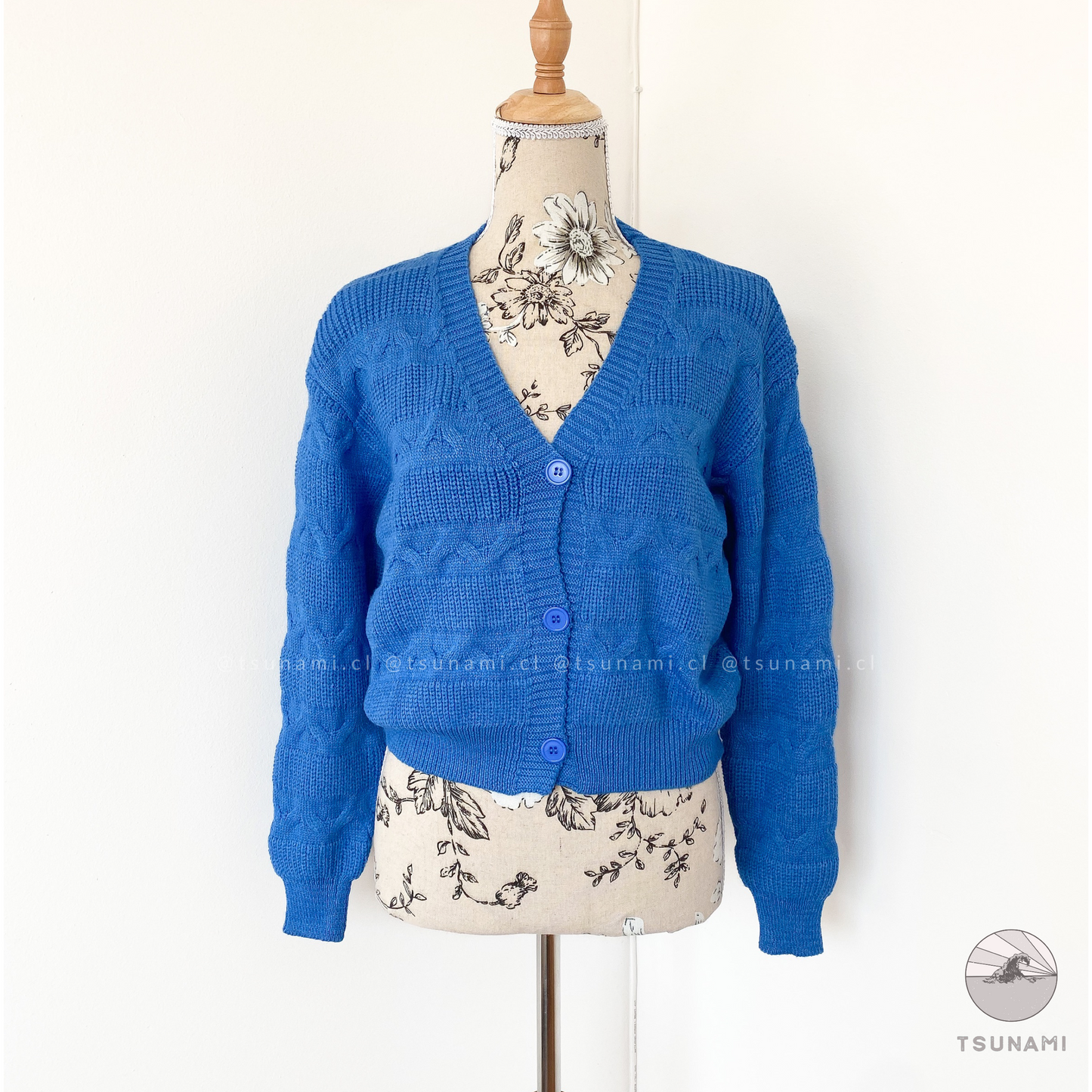 Cardigan con diseño zigzag