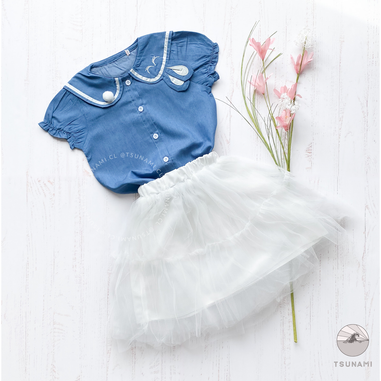 Conjunto blusa y tutú