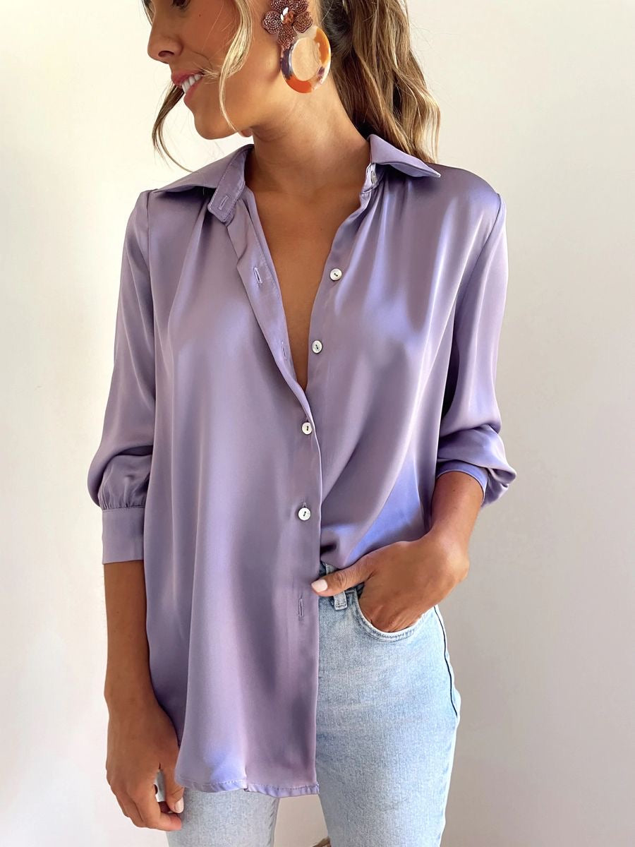 Camisa satinada