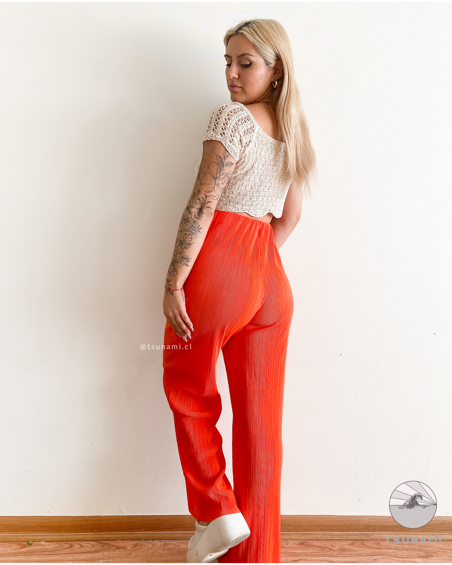 Pantalón plisado