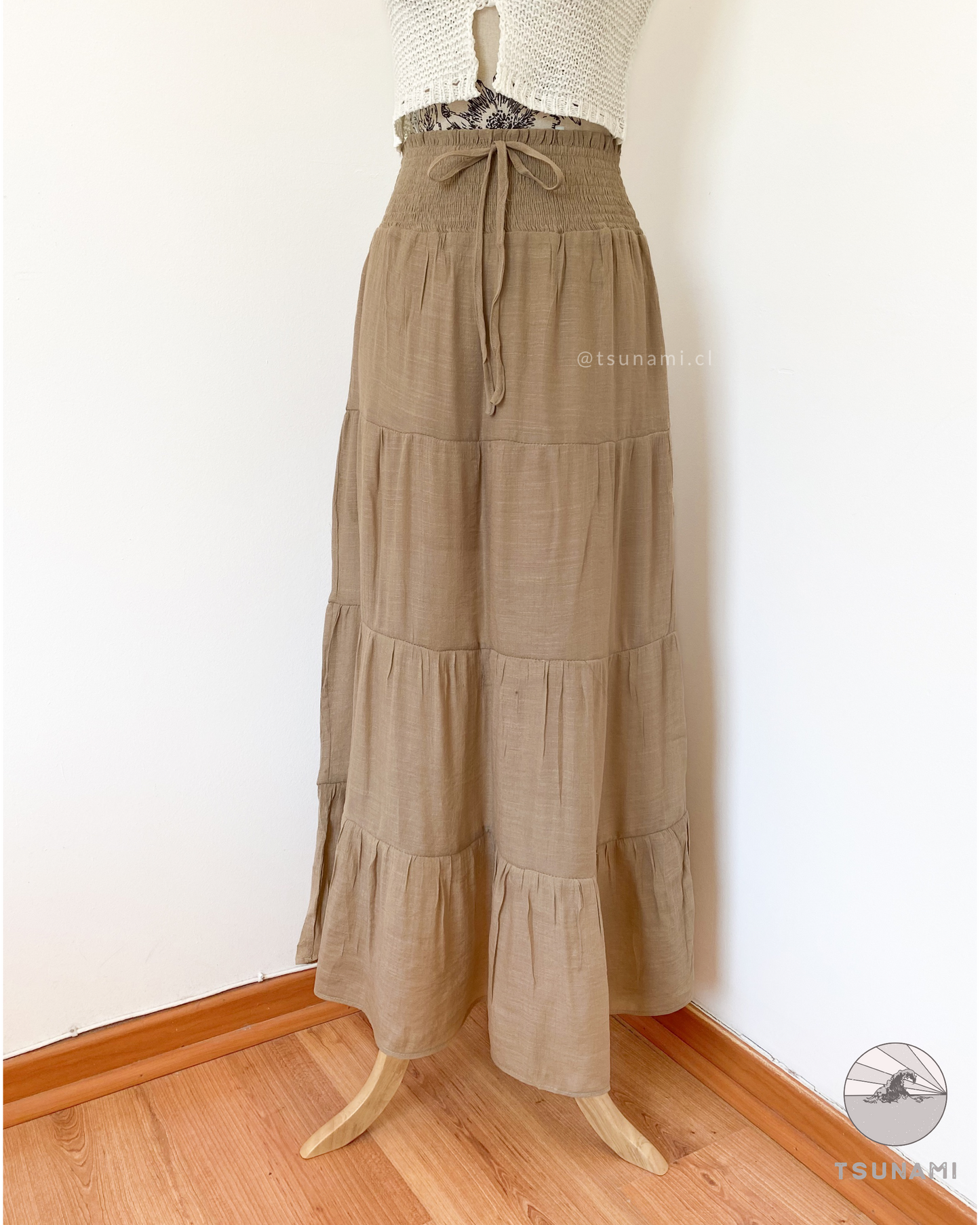 Maxi falda fluida