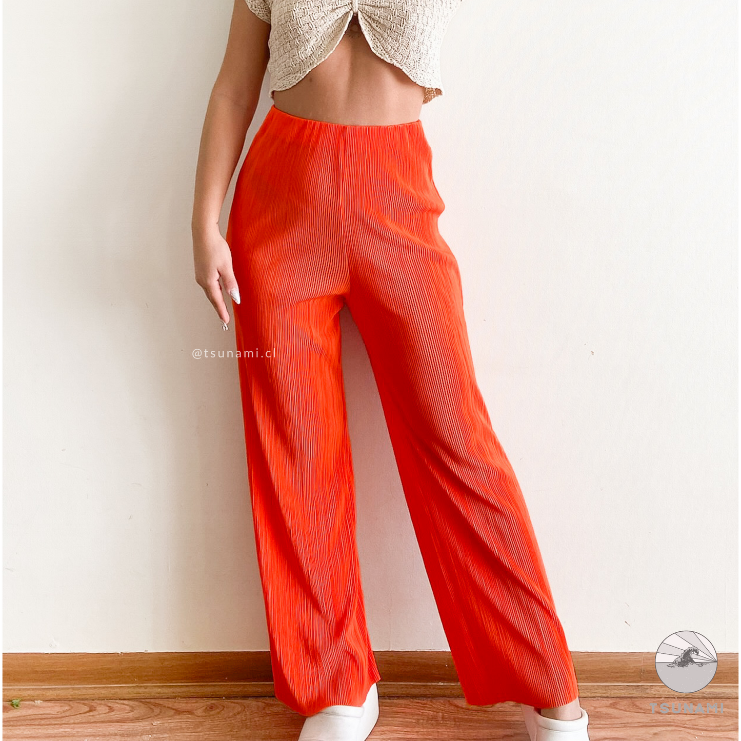 Pantalón plisado