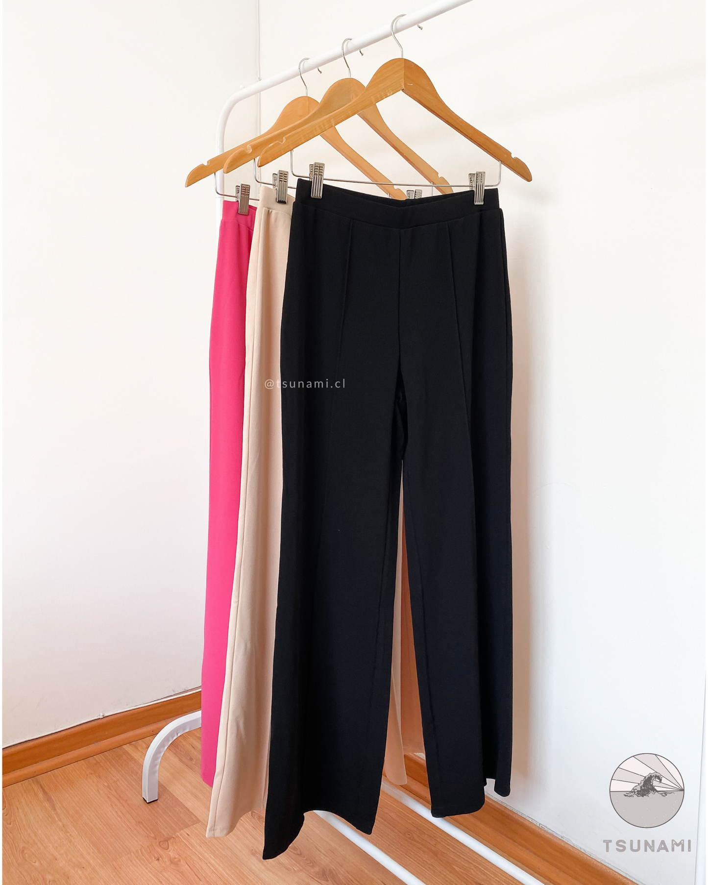 Pantalón sastrero pretina elástica