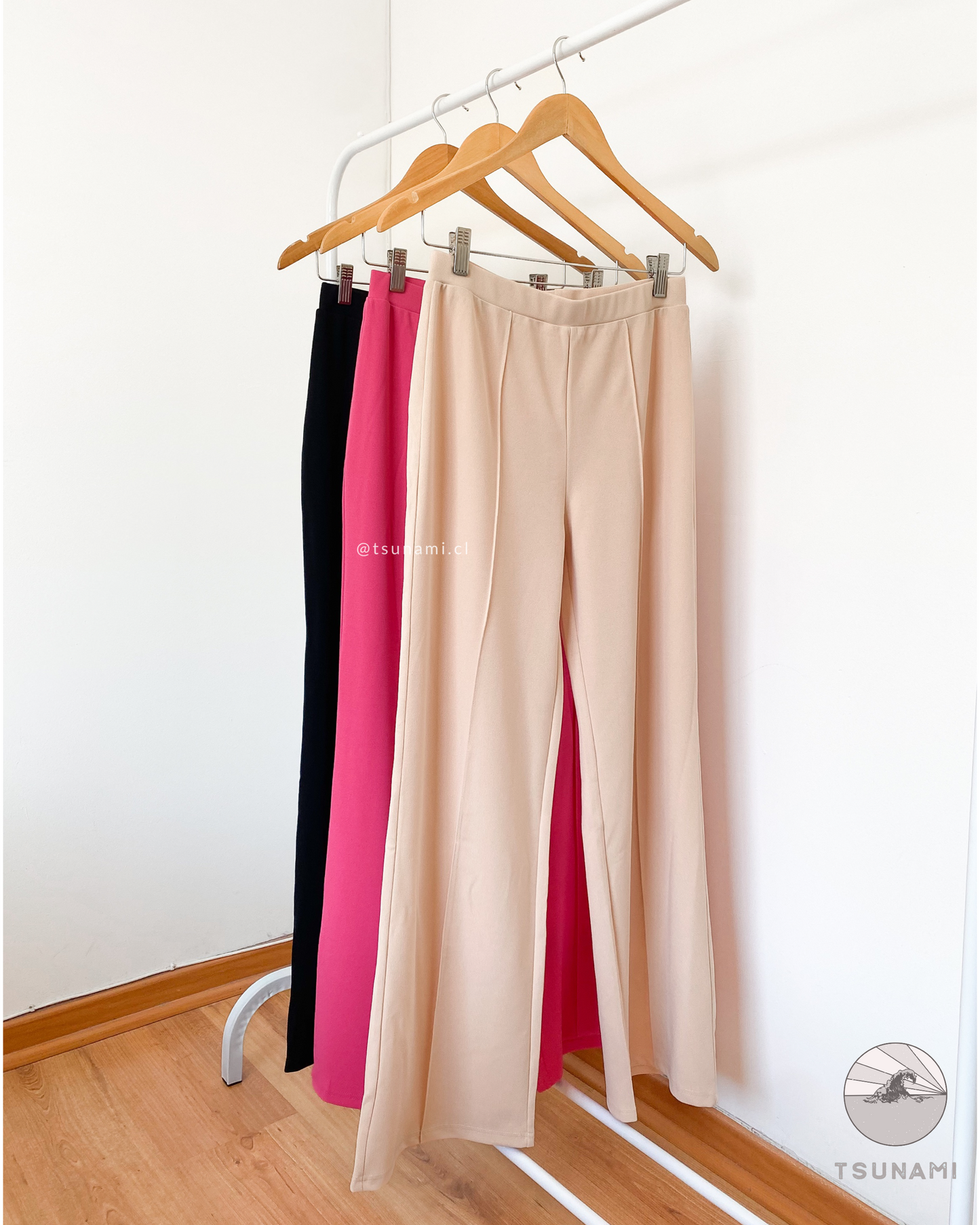 Pantalón sastrero pretina elástica