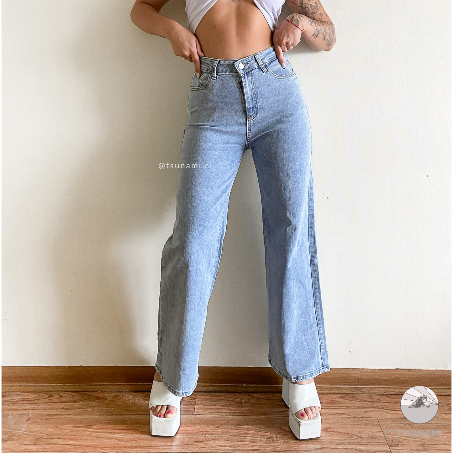 Jeans wide leg