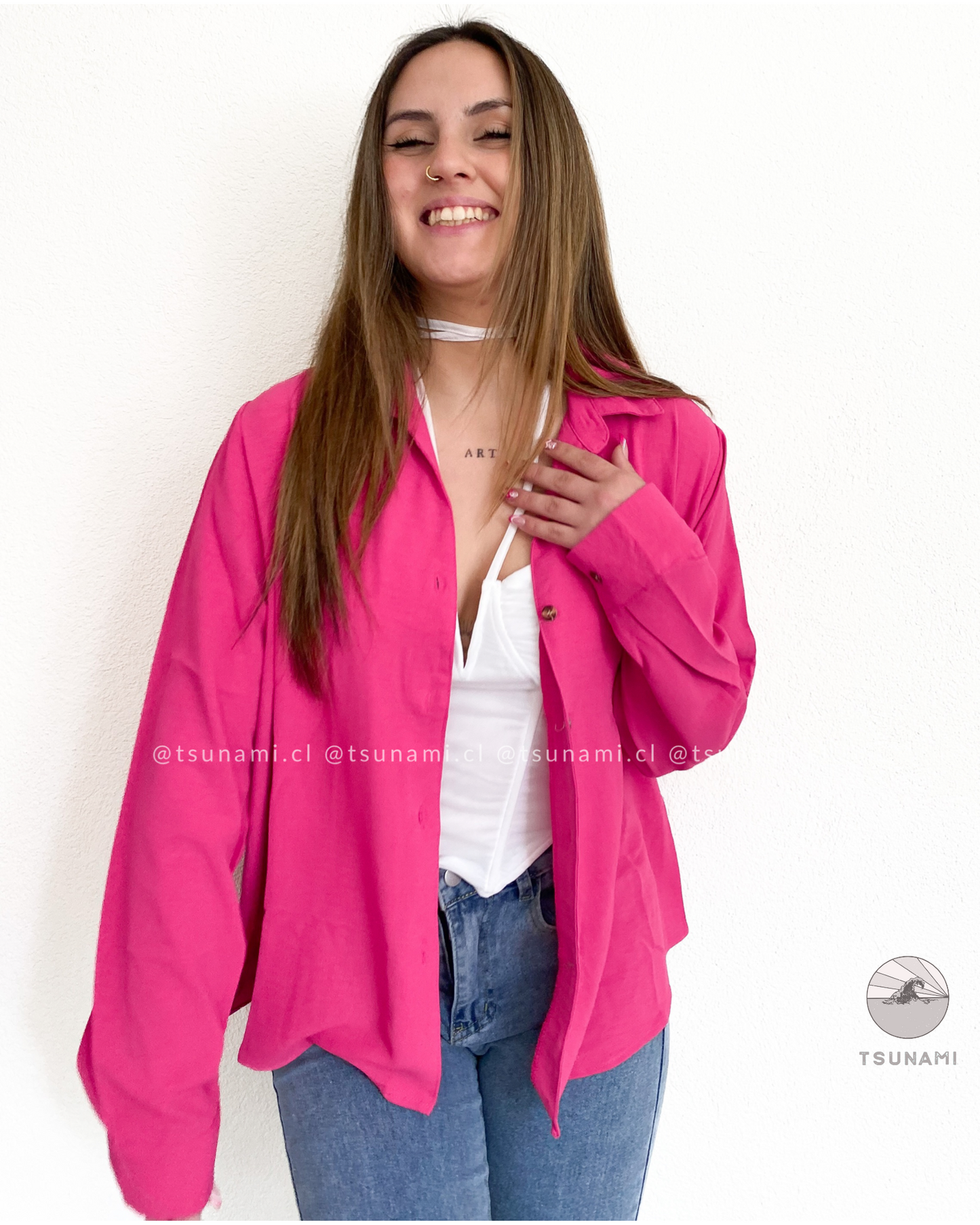 Camisa con textura