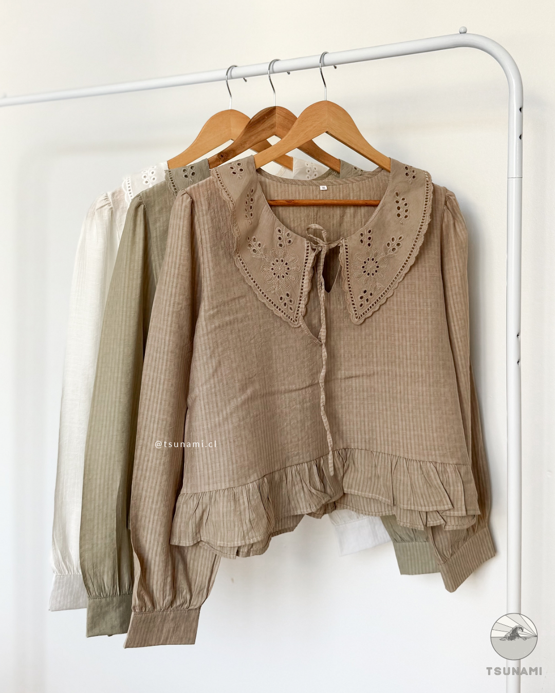 Blusa manga larga
