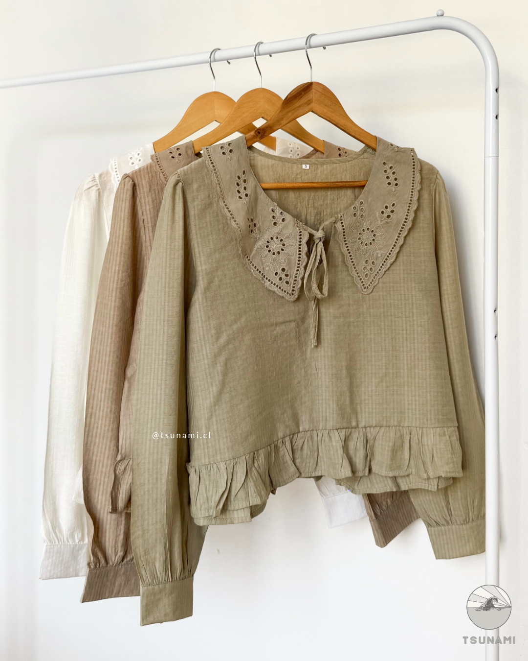 Blusa manga larga