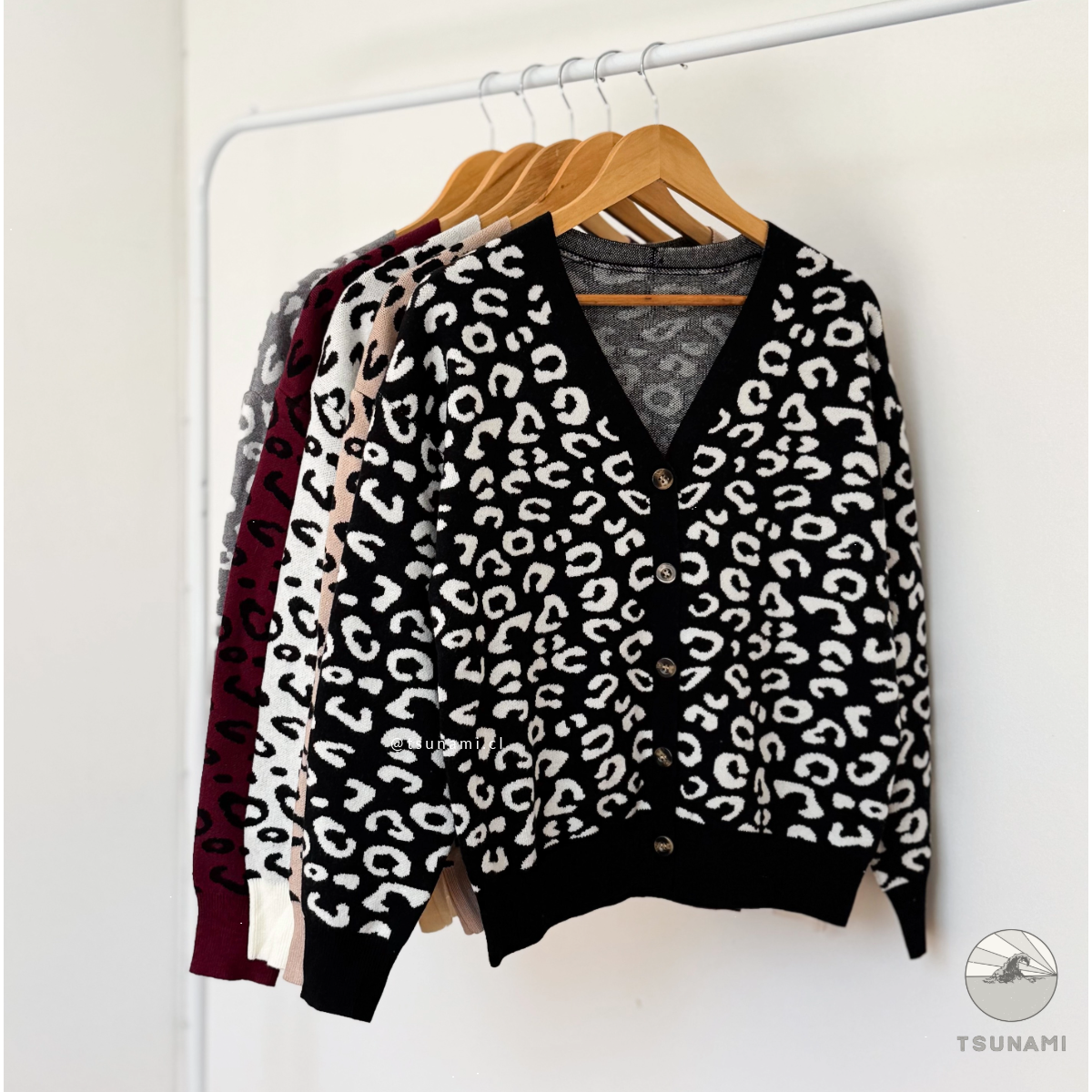 Cárdigan animal print