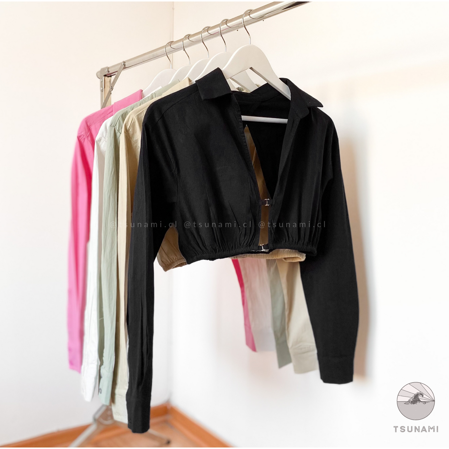 Camisa crop