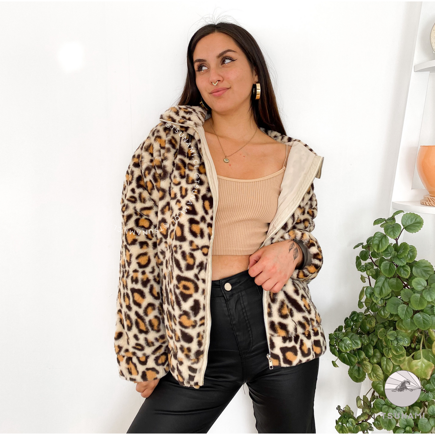 Chaqueta animal print