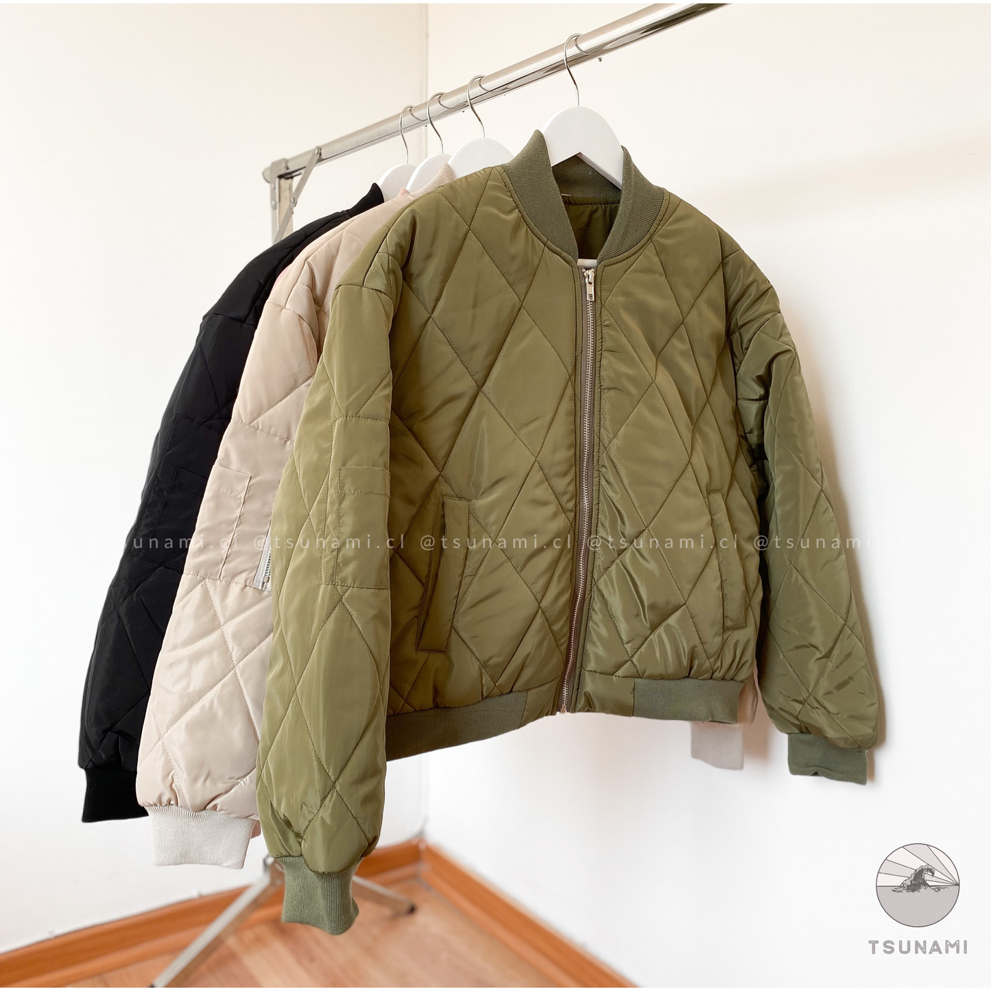 Chaqueta con rombos