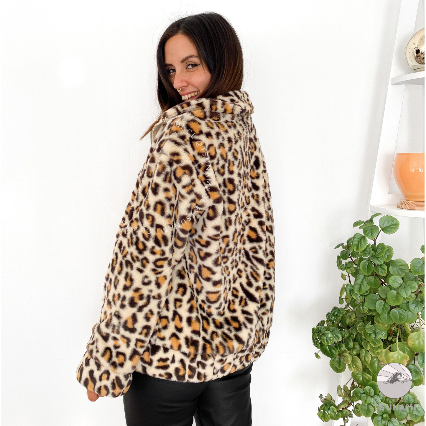 Chaqueta animal print