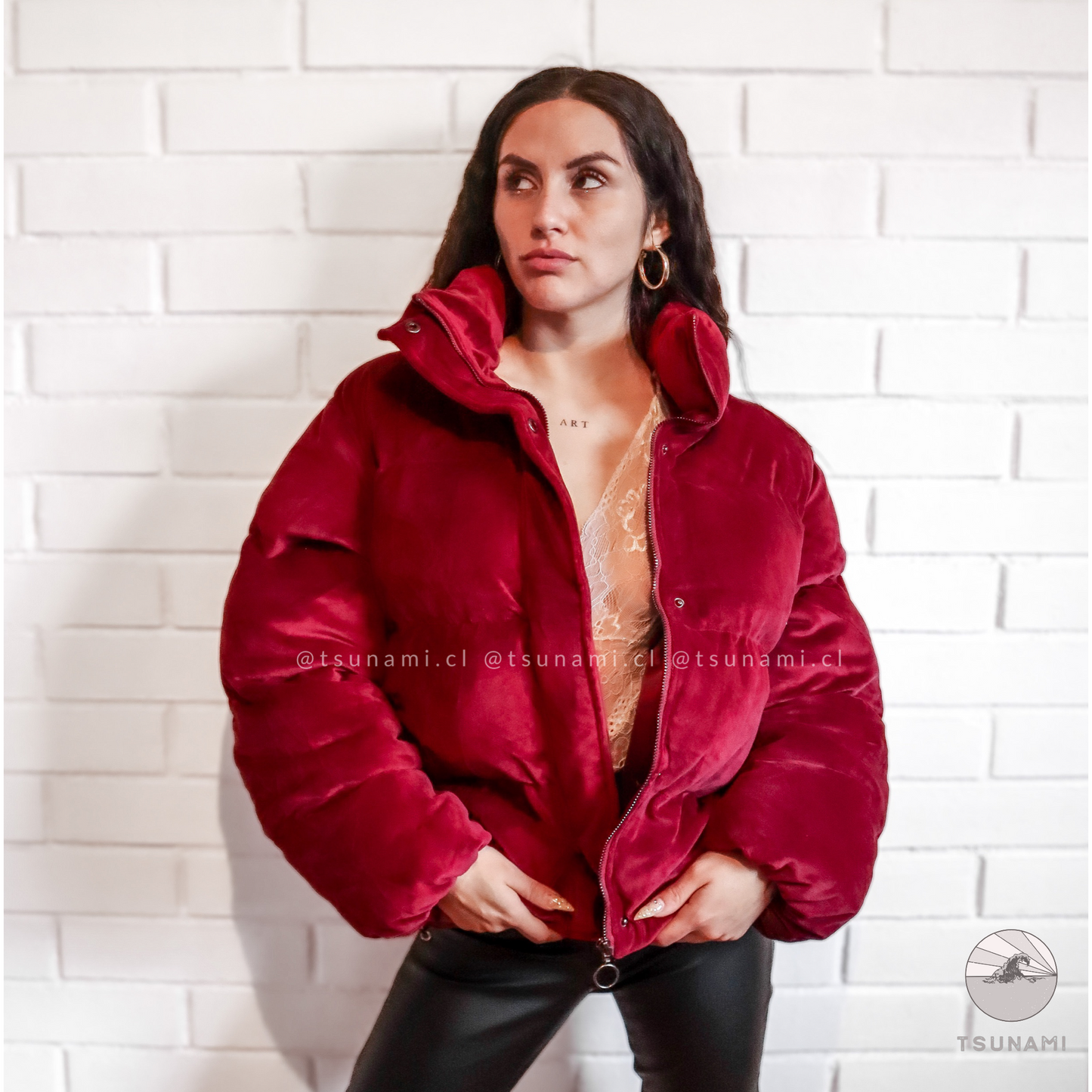 Puffer velvet