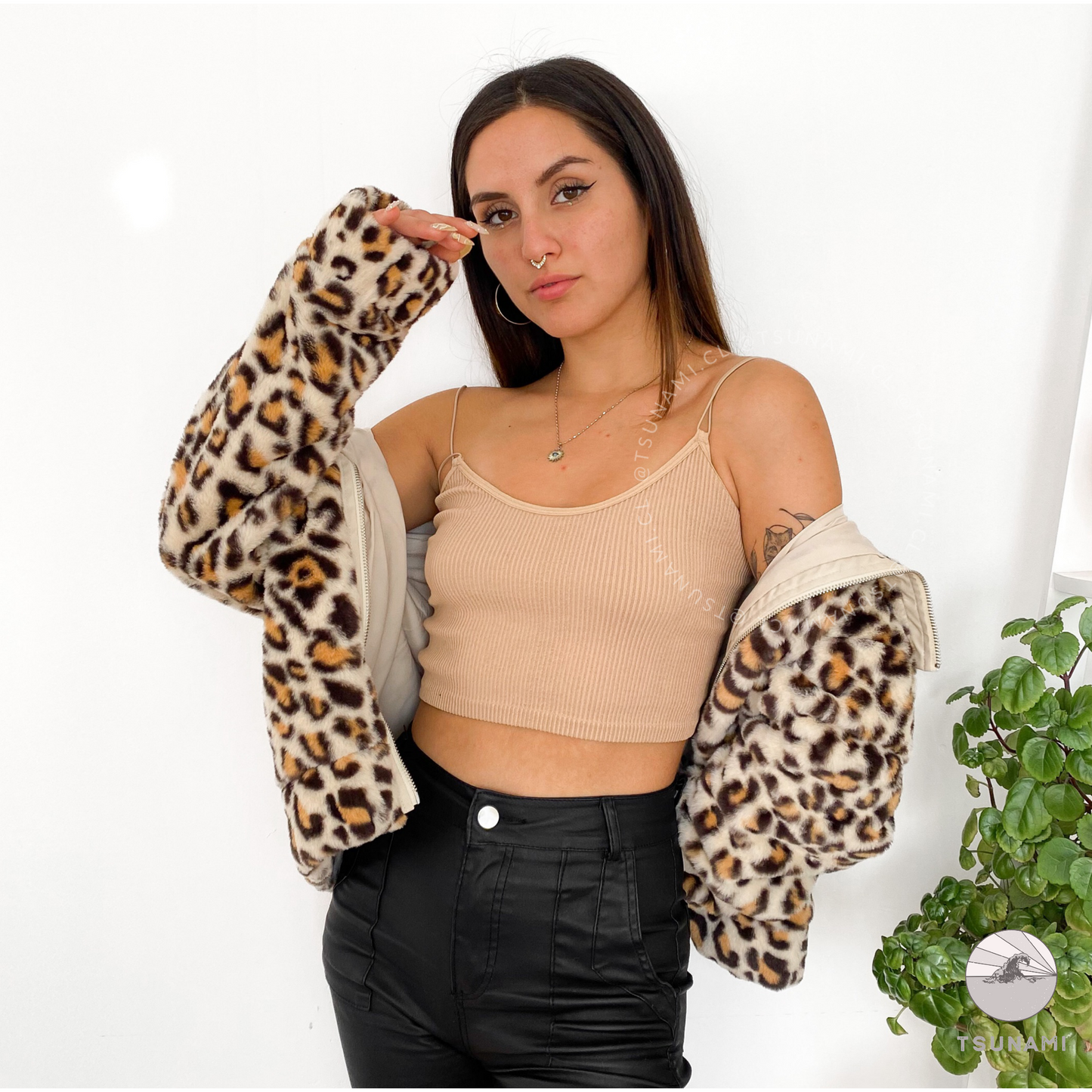 Chaqueta animal print