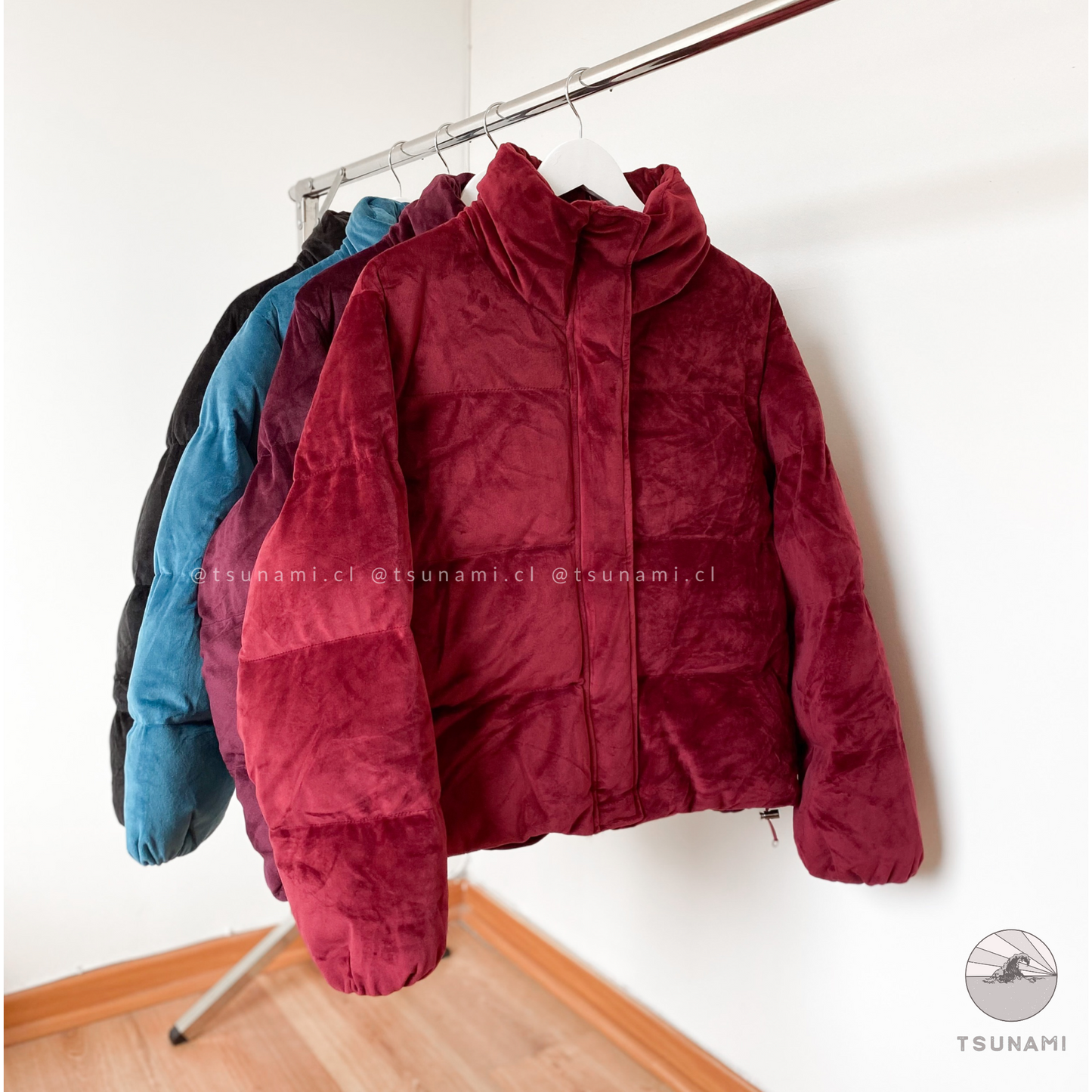 Puffer velvet