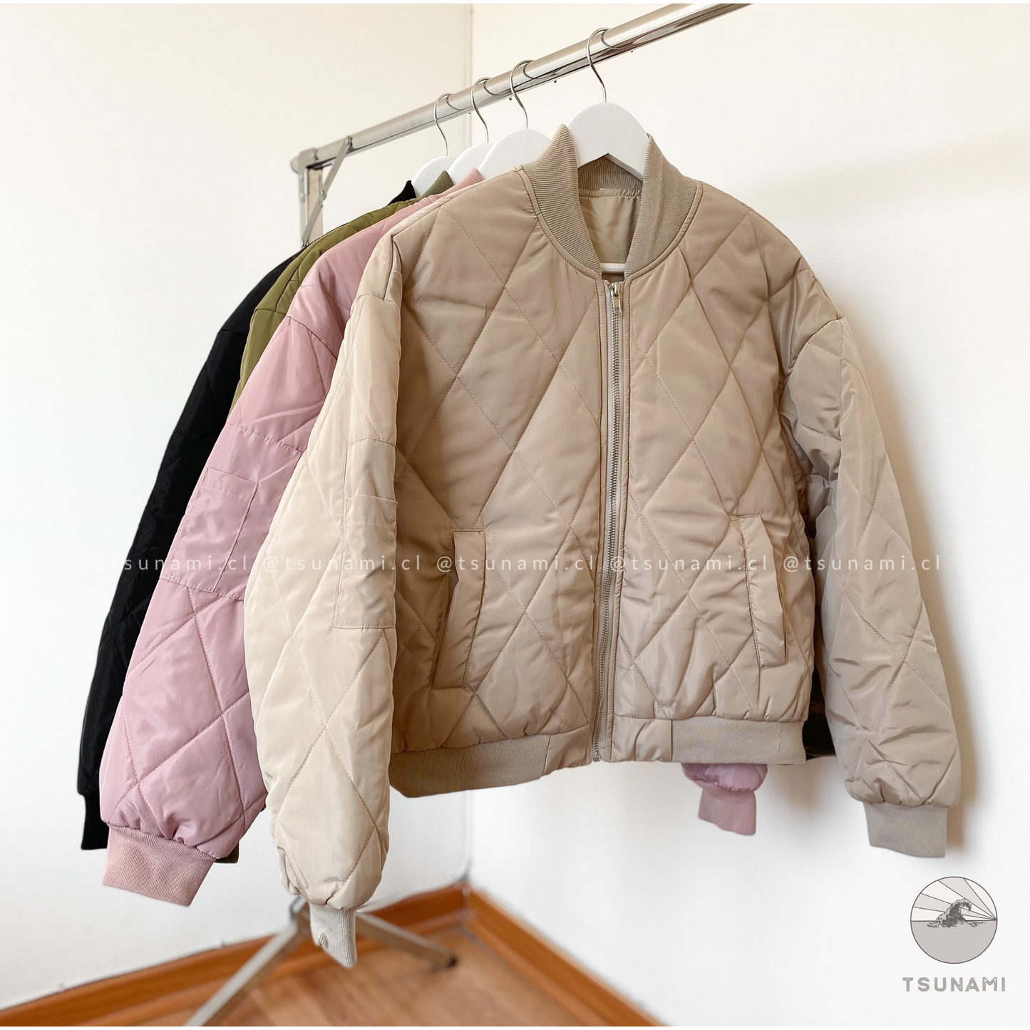 Chaqueta con rombos