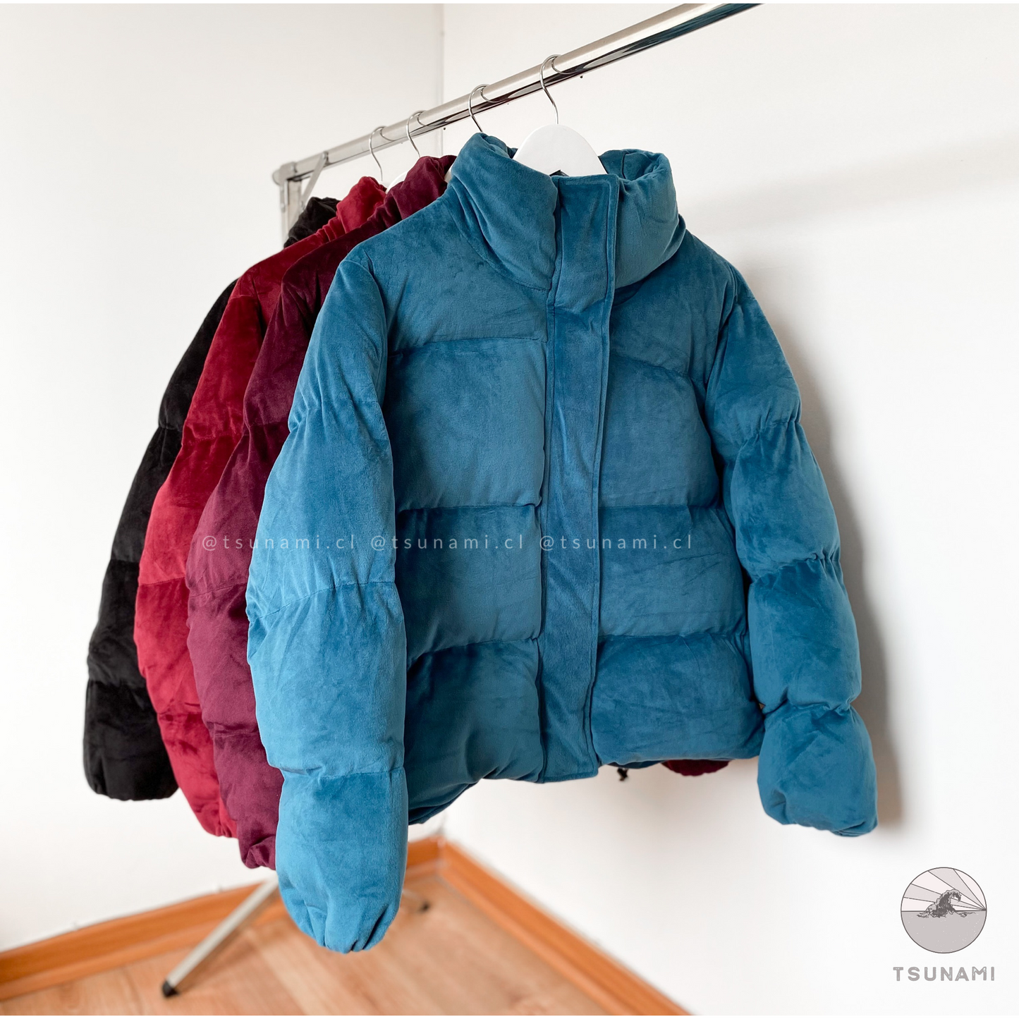 Puffer velvet