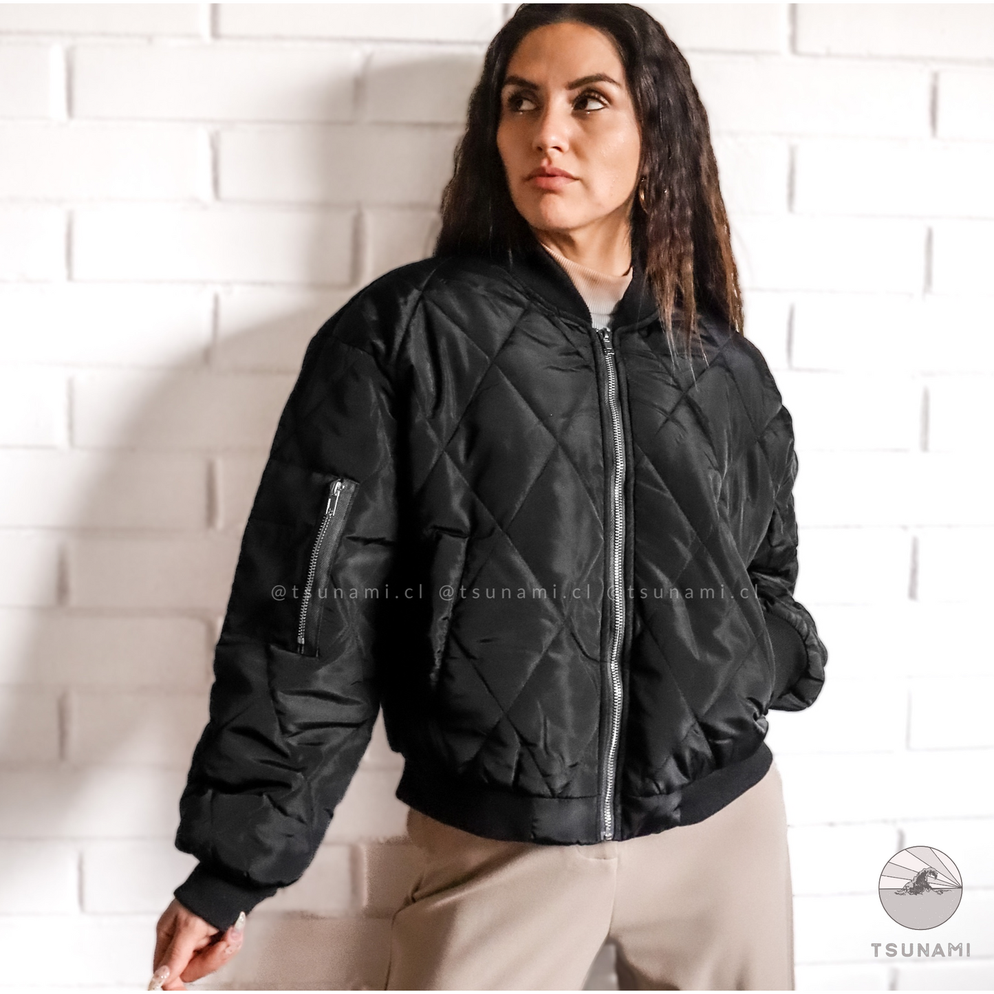 Chaqueta con rombos