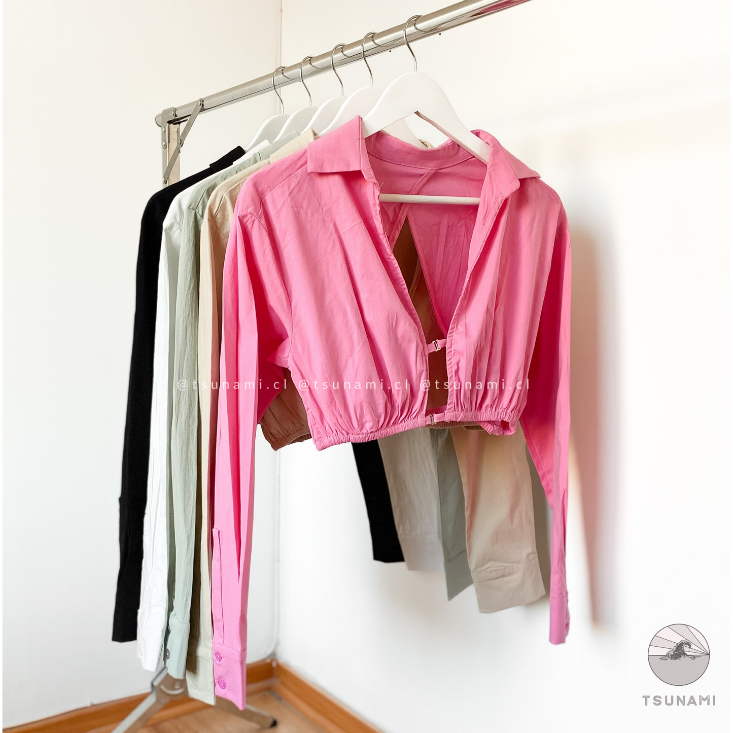 Camisa crop