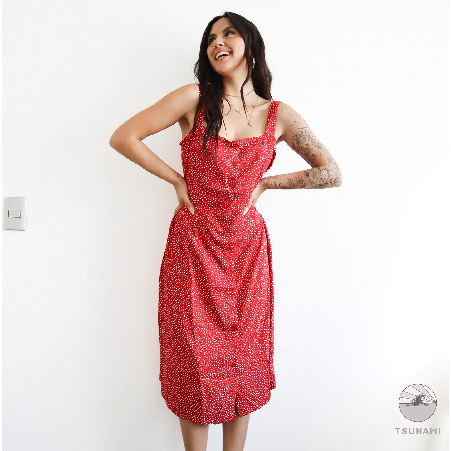 Vestido lunares