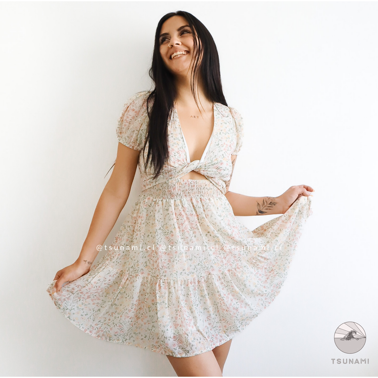Vestido con nudo