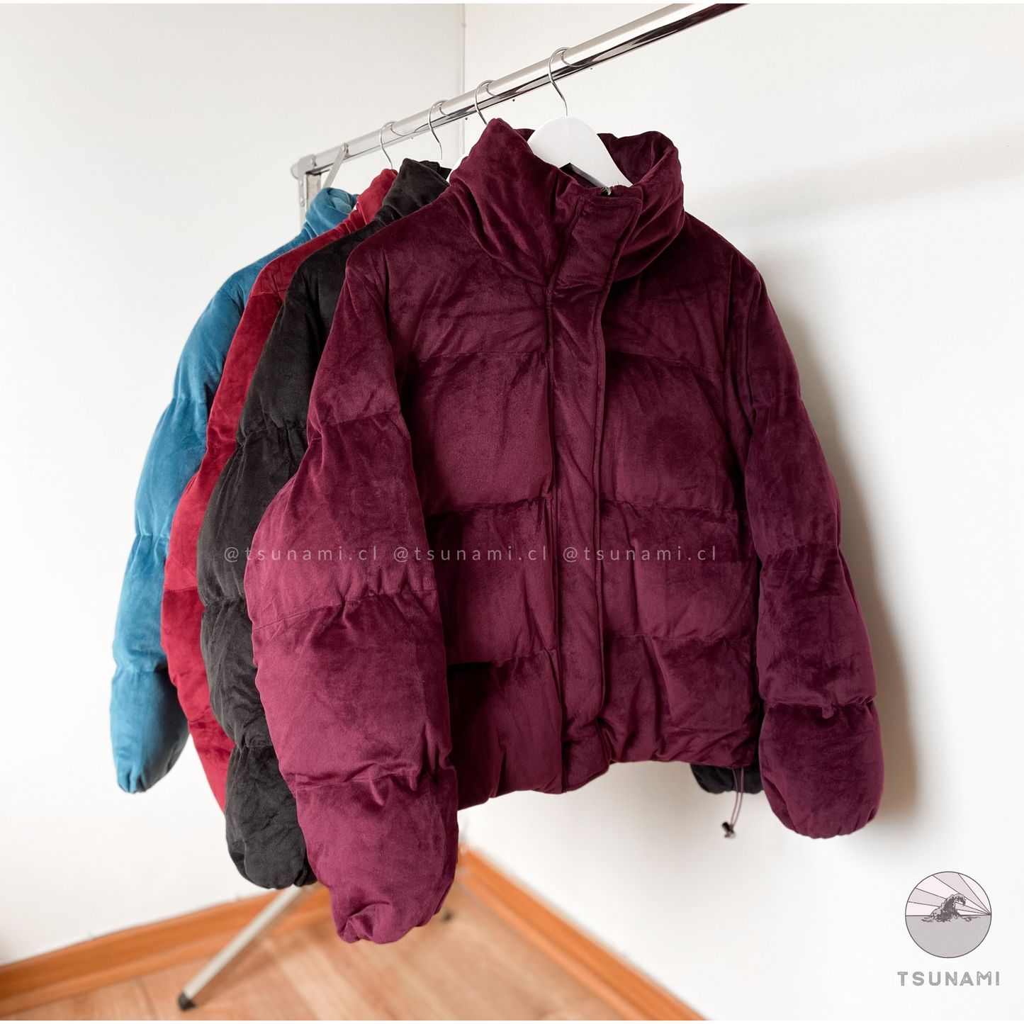 Puffer velvet