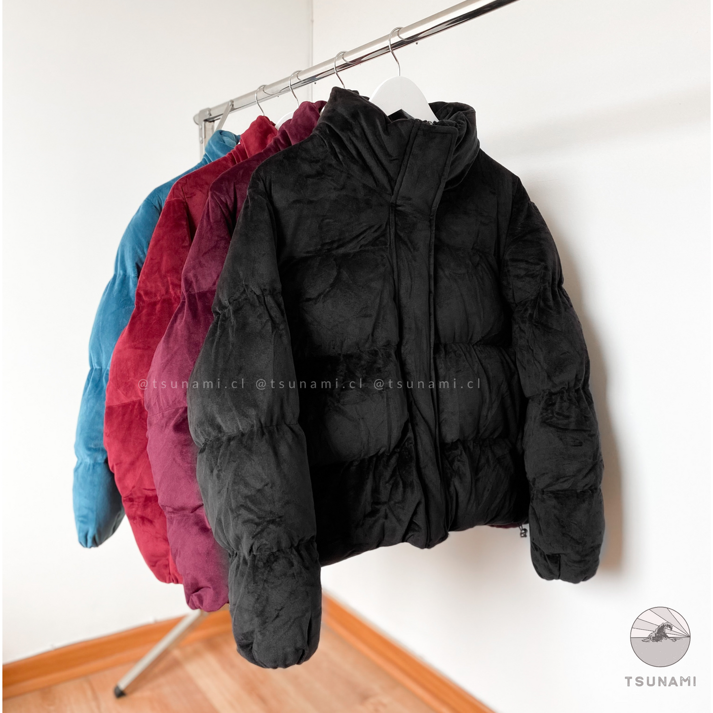 Puffer velvet