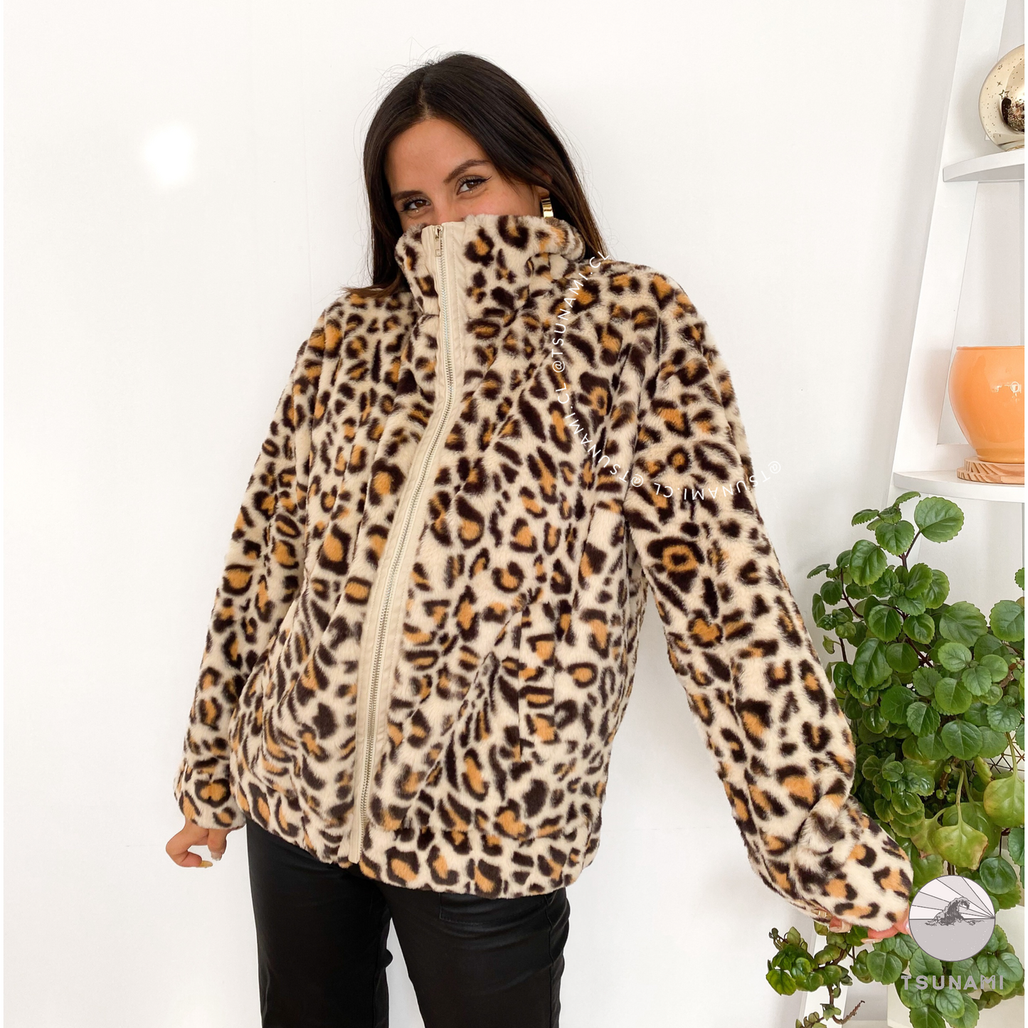 Chaqueta animal print