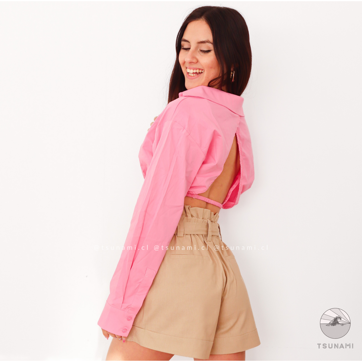 Camisa crop
