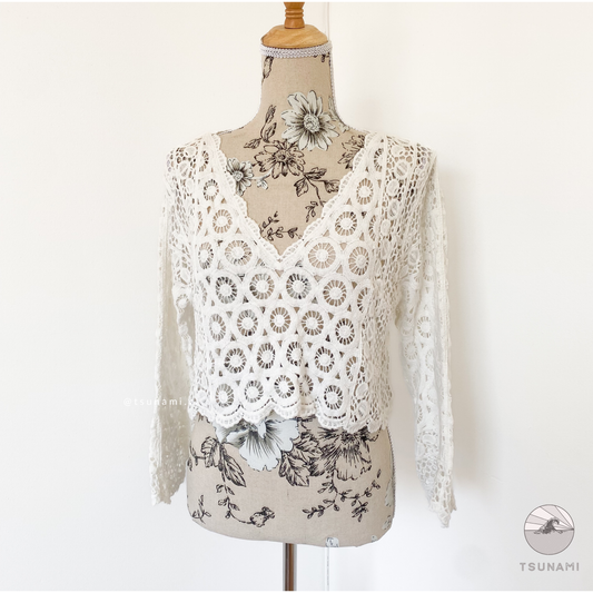 Top macramé