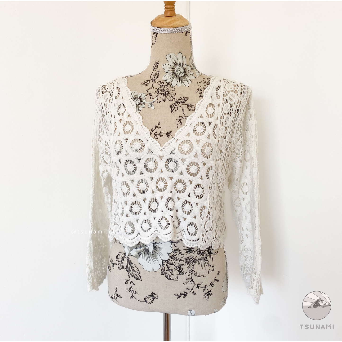 Top macramé