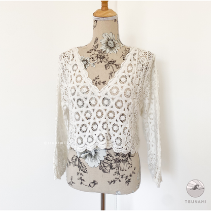 Top macramé