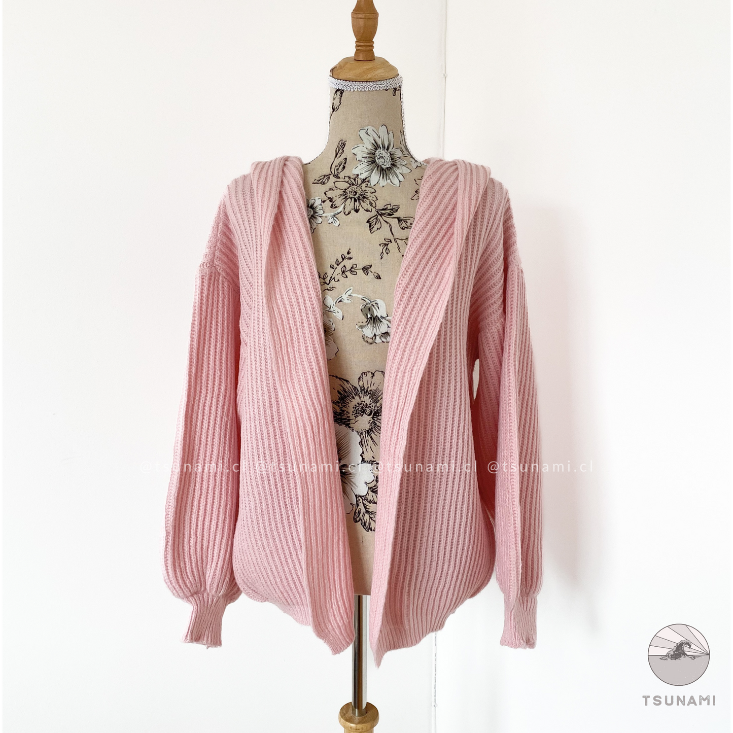 Cardigan con gorro
