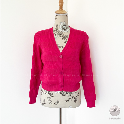 Cardigan con diseño zigzag