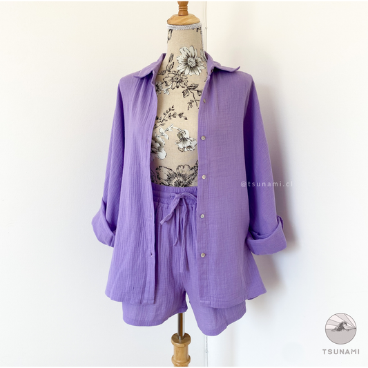 Conjunto camisa y short