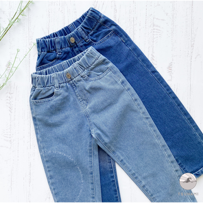 Jeans con pretina elástica